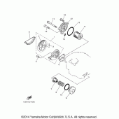 Схема узла: Масляный насос Yamaha TTR230 TT-R230