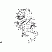 Схема вузла: Паливний бак Yamaha XVS1100 Drag Star