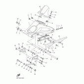 Схема вузла: Задній важіль та підвіска Yamaha FZ8 FZ8 (Naked)