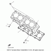 Схема вузла: Циліндр Yamaha YZF600R Thundercat