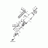 Схема вузла: Вихлопна система Yamaha YP250 Majesty DX
