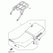 Схема узла: Сиденье Yamaha DT125 DT125