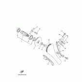 Схема узла: Распредвал и Цепь ГРМ Yamaha XT125