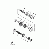 Схема вузла: Трансмісія Yamaha TTR50 TT-R50