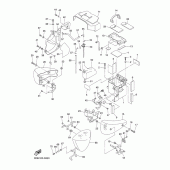 Схема узла: Боковая крышка Yamaha XVS1300 Midnight Star