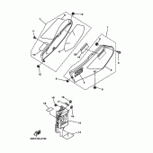 Схема узла: Боковая крышка Yamaha TT-R250 TT-R250