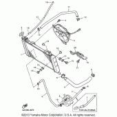 Схема узла: Радиатор и Патрубок системы охлаждения Yamaha YZF600R Thundercat