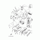 Схема узла: Топливный бак Yamaha YBR250