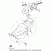 Схема узла: Сиденье Yamaha XV1100 Virago
