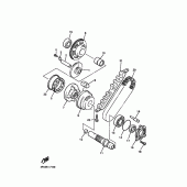 Схема вузла: Привід стартера Yamaha XJR1300