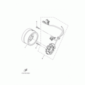 Схема вузла: Генератор Yamaha TTR230 TT-R230