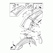 Схема узла: Крыло Yamaha YZ450F YZ450F