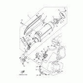 Схема вузла: Вихлопна система Yamaha YP400 Grand Majesty
