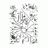 Схема вузла: Електроустаткування 2 Yamaha XV1700 Road Star