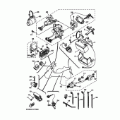 Схема узла: Электрооборудование 1 Yamaha YP250 Grand Majesty