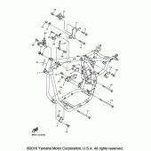 Схема вузла: Рама Yamaha XVS950 Bolt R-Spec