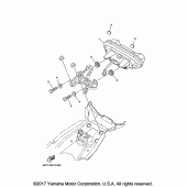 Схема узла: Задний фонарь (Стоп-сигнал) Yamaha FZ10/ MTN1000 FZ-10