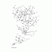 Схема узла: Облицовочные элементы 2 Yamaha MT125 MT-125