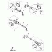 Схема вузла: Поворотники Yamaha XJ600 Diversion (S-TYPE)