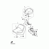 Схема узла: Сиденье Yamaha XVZ1300 Royal Star Venture