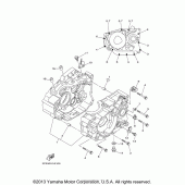 Схема вузла: Картер двигуна Yamaha XT250 XT250