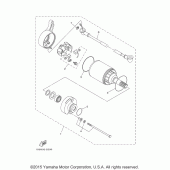 Схема вузла: Електричний стартер Yamaha TTR230 TT-R230