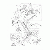 Схема вузла: Вихлопна система Yamaha XV1900 Raider S