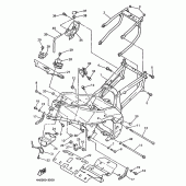 Схема узла: Рама Yamaha YZF750 YZF750