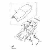 Схема вузла: Сиденье Yamaha XJ600 Diversion (S-TYPE)