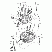 Схема узла: Головка цилиндра Yamaha XTZ660 Tenere
