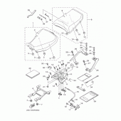 Схема вузла: Сидіння Yamaha MT09/ MTN850 MT-09 Tracer