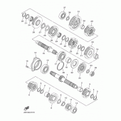 Схема вузла: Трансмісія Yamaha XJ6 Diversion F