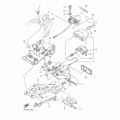 Схема вузла: Задній ліхтар (Стоп сигнал) Yamaha WR250 WR250X