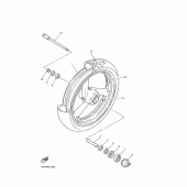 Схема вузла: Попередній Yamaha YZF1000R Thunderace