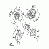 Схема вузла: Кришки картера 1 Yamaha YZF-R6/YZF600 R6