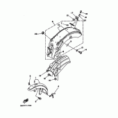 Схема вузла: Крило Yamaha XV250 Virago