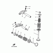 Схема вузла: Клапан Yamaha TTR225 TT-R225