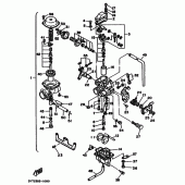Схема вузла: Карбюратор Yamaha XT350 XT350