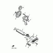 Схема узла: Масляный насос Yamaha XV400 Virago