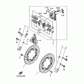 Схема узла: Передний тормоз Yamaha TDM900