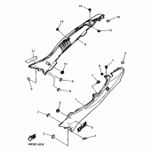 Схема узла: Боковая крышка Yamaha XJ600 Diversion (Naked)