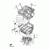 Схема узла: Картер двигателя Yamaha FZ8 FZ8 FAZER