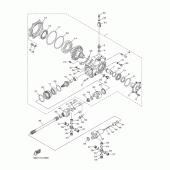 Схема вузла: Вал приводний та редуктор Yamaha VMX17 V-MAX