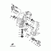 Схема узла: Масляный насос Yamaha YP400 Majesty