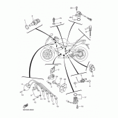Схема вузла: Електроустаткування 1 Yamaha XJ6 Diversion (S-TYPE)