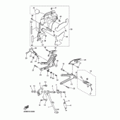 Схема вузла: Підніжки та Підставка Yamaha YZF-R1 R1 RaceBase