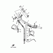 Схема вузла: Кермо та Тросики Yamaha TT-R250 TT-R250