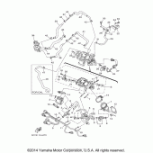 Схема вузла: Впускна система Yamaha XV1900 Raider