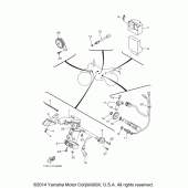 Схема вузла: Електроустаткування (2) Yamaha XT250 XT250