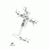 Схема узла: Рулевой механизм Yamaha WR250 WR250F